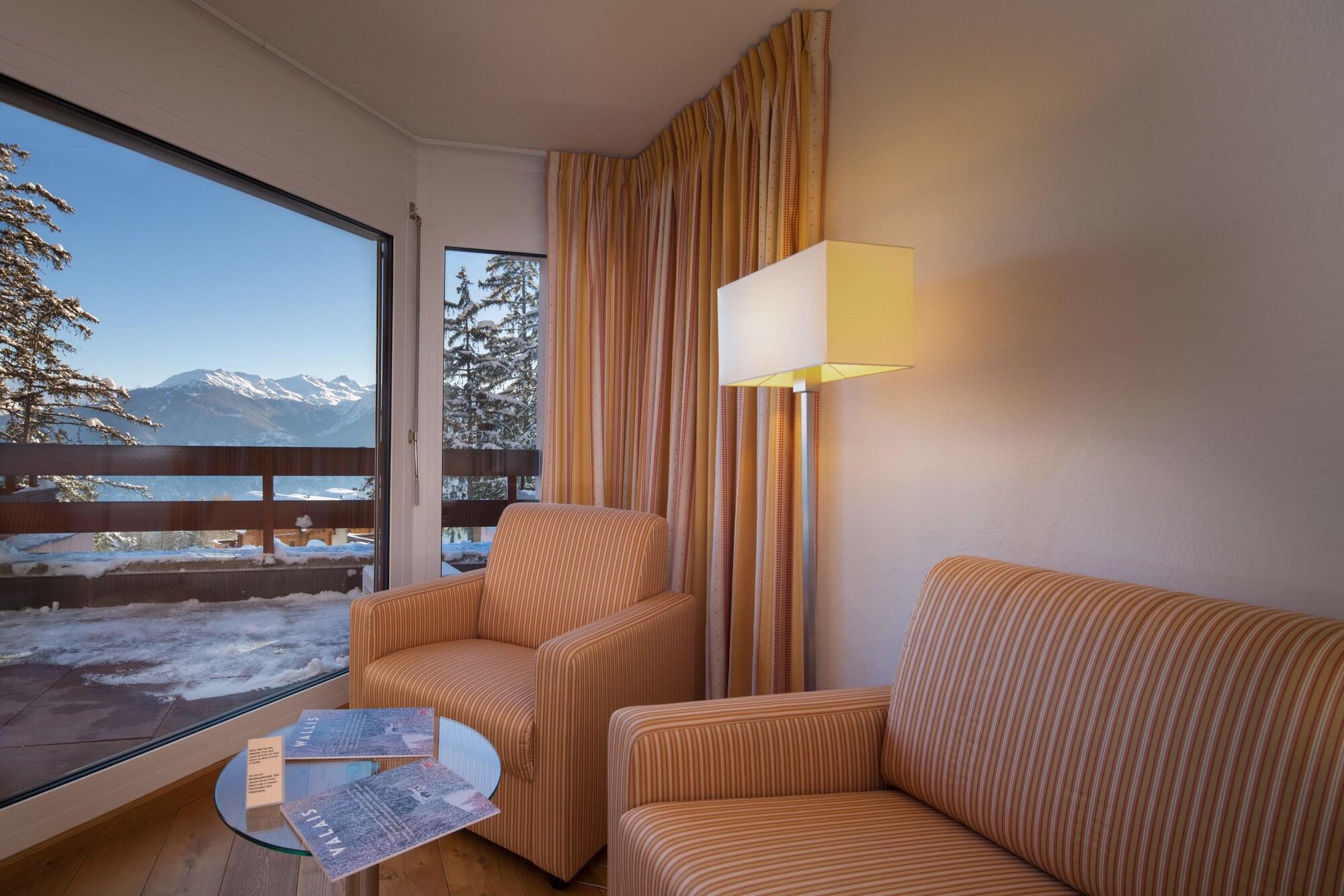 Hotel Helvetia Intergolf Кран-Монтана Экстерьер фото